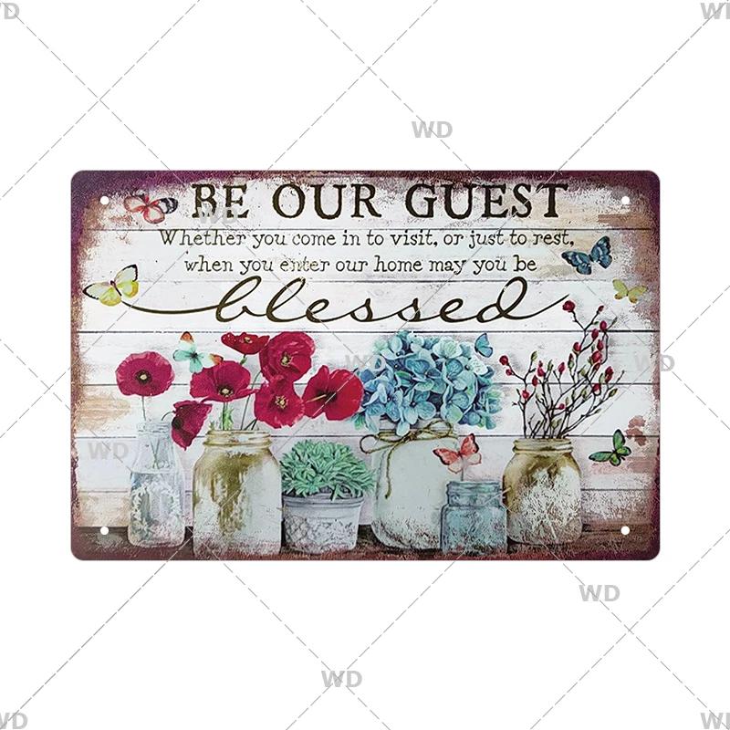 Tin Sign Garden Hoeing Aint Easy Flower Plant Sign Decor Funny Slogans Born with Plants Retro Look Metal Poster FarmhouseSign