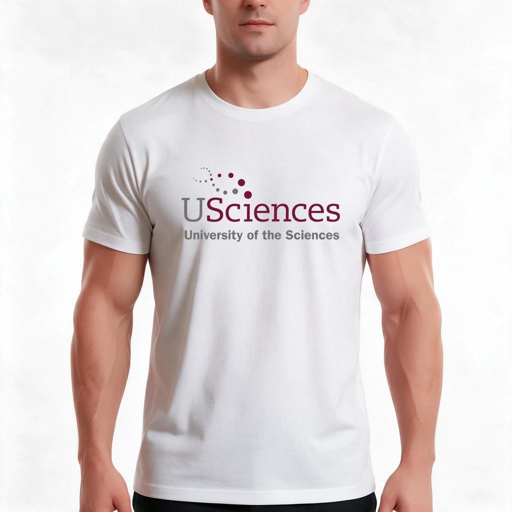 Usciences Tshirt Summer Casual Cotton Tee Oversized Streetwear Tops Vintage Graphic Print Loose Fit Short Sleeve