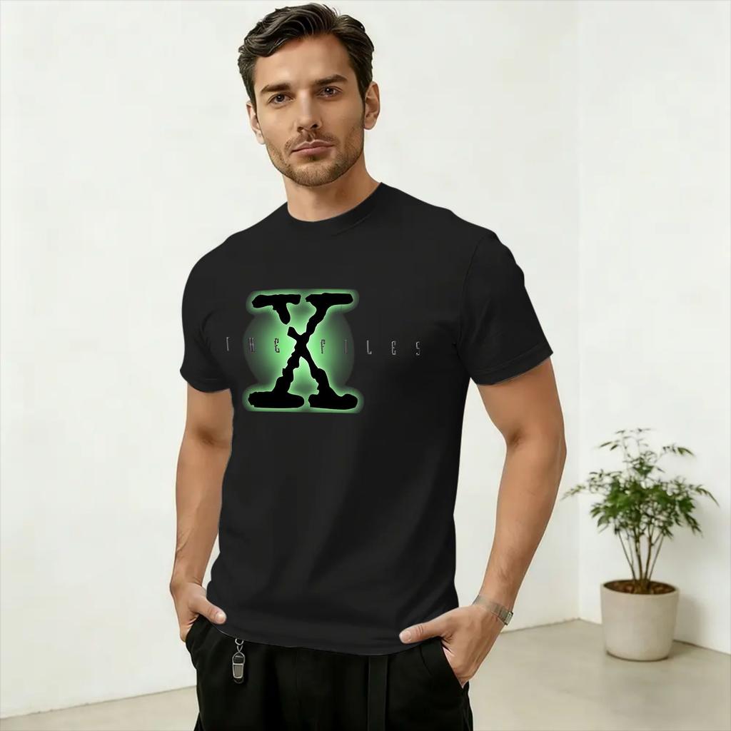 The XFiles TShirts Unisex Vintage Cotton Tee Shirt Crew Neck Short Sleeve T Shirt Printed Clothes