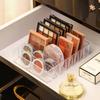 7 Grid Storage Box Clear Plastic Makeup Cosmetic Stand Holder Lipstick Organizer