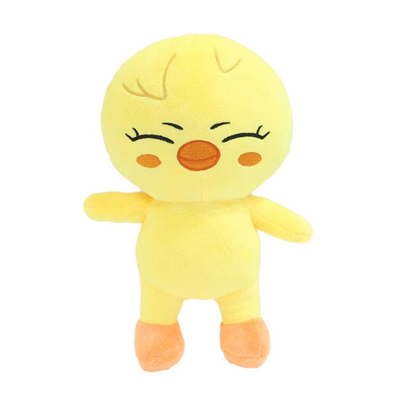 Плюшевые игрушки Skzoo Stray Kids Плюшевый волк Чан Мультяшное чучело Животное Плюшевые игрушки Кукла Милый компаньон для детей Взрослых Фанатов Подарок 20 см