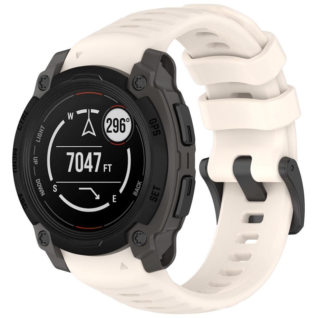 Sweat-resistant and Hypoallergenic Silicone Watch Band Precision Fit for Garmin Instinct E 40mm 45mm Replacement Sports Strap
