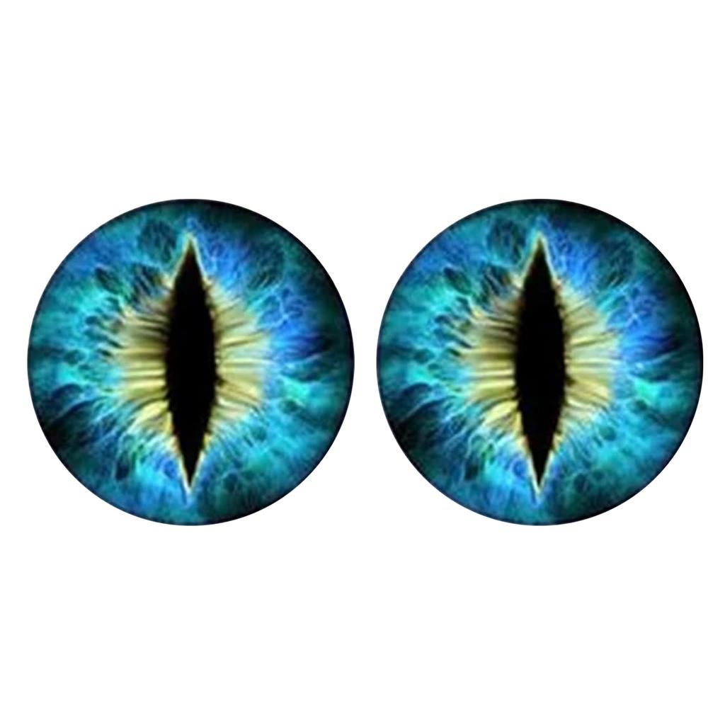 2шт наклейки на фары Beast Eyes для джипов, 3D стереоэффект водонепроницаемый автомобильный декор для внедорожника, забавные наклейки Beast Eyes для автомобиля