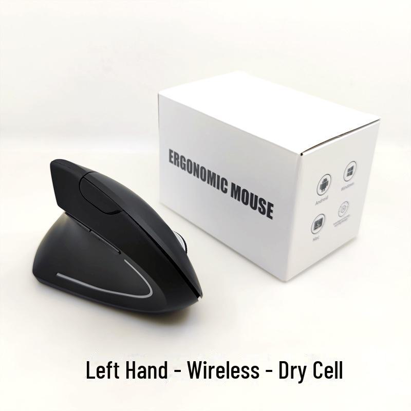 Беспроводная вертикальная мышь Bluetooth 5.0 и 2.4G с двойным режимом и зарядкой