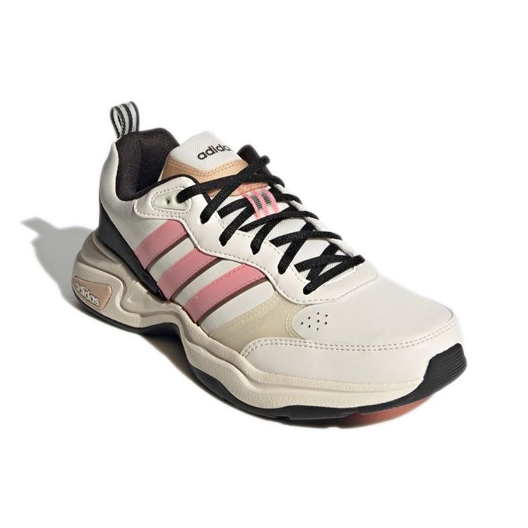 adidas Neo Strutter Ткань Синтетическая кожа Резина Повседневные Удобные Дышащие Низкие Кроссовки для образа жизни Женские кроссовки Светло-розовые GW2994