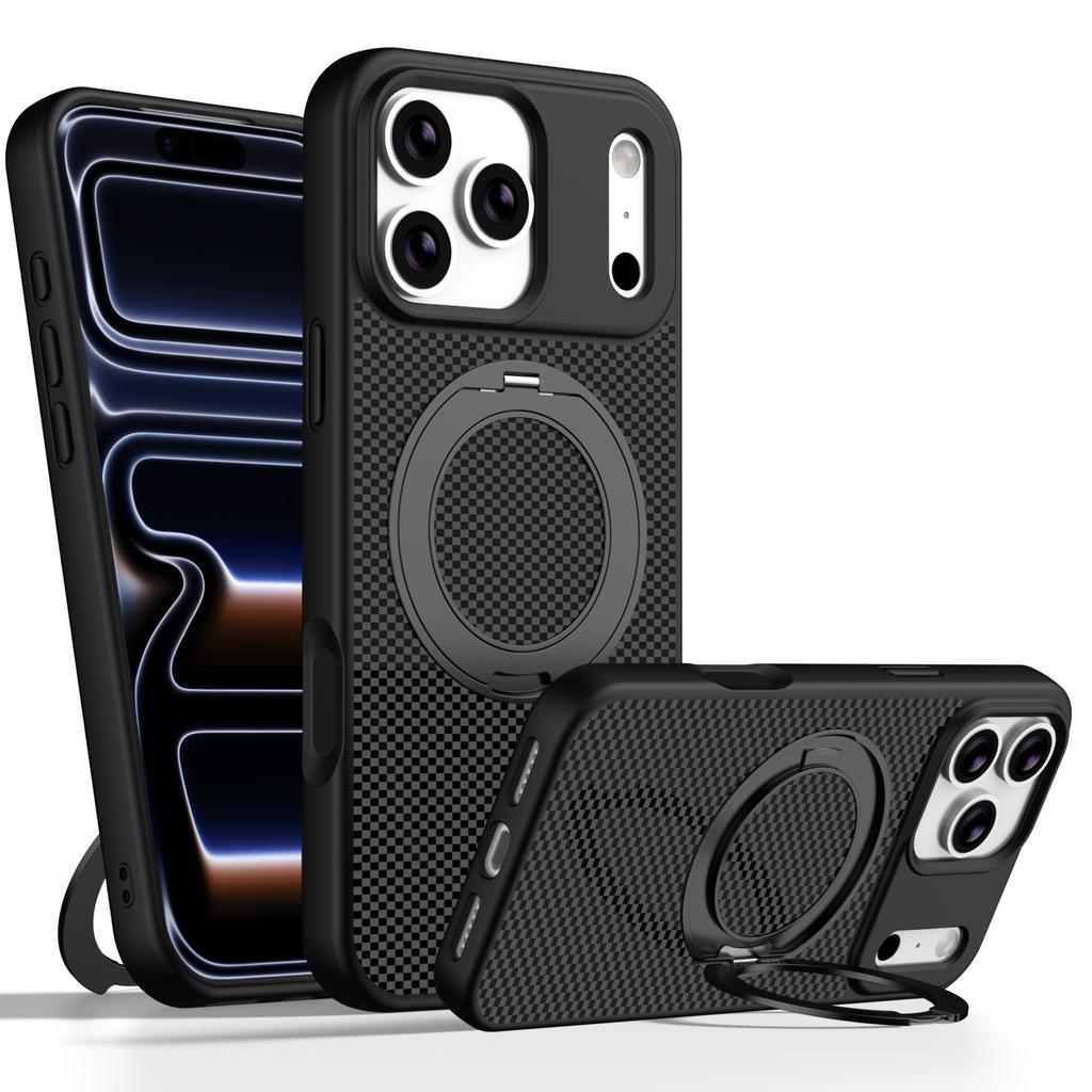 Применимо к iPhone18ProMax чехол для мобильного телефона с магнитным креплением из полярного карбона Apple 17Pro магнитный 16 защитный чехол