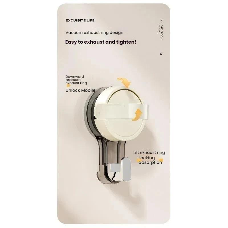 Крючки-присоски с мощным вакуумом, бесследные, без сверления, самоклеящиеся крючки для дома, ванной, кухни, двери и туалета