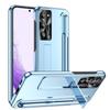 Чехол для телефона с подставкой S Pen Design для Samsung Galaxy S23 Ultra S23 Plus S23ultra S 23 5g, защита объектива, задняя крышка