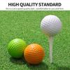 12Pcs Realistic Dimple Golf Balls Long Lasting Improve Accuracy Never Lose Practice Balls for Indoor Outdoor