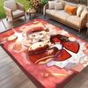 Genshin Impact Print Rug, Washable Floor Carpet, For Entryway Dorm Laundry Room Office Study, Home Decor Birthday Christmas Gift