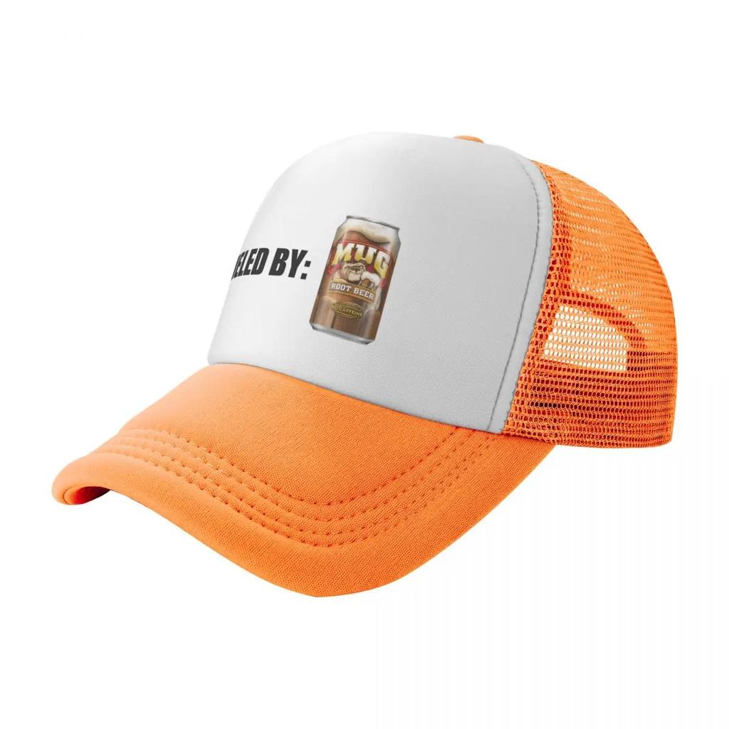 Fueled By MUG root beer Baseball Cap Hat Man For The Sun Fashion Beach Hat Unisex Christmas Hat Women's Golf Wear Men's