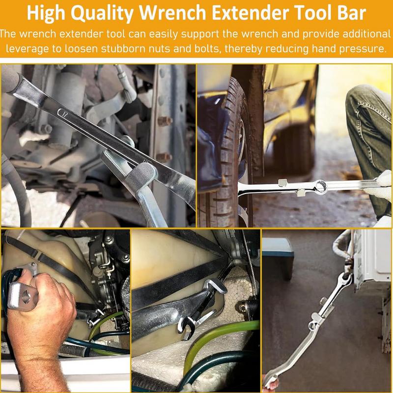 13.4in Universal Wrench Extension Tool Lever Arm Extension For Home Professional Use Adjustable Torque Wrench Extender