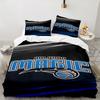 basketball Orlando Logo Bedding Set 3pcs, High Quality Bedding Set Including 1pc Duvet Cover And 2pcs Pillowcases for Bedroom, Dormitory Gift