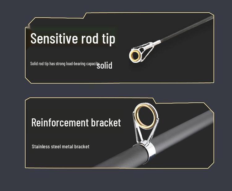 Ультра-жесткое карбоновое удилище для морской рыбалки на дальние дистанции, полный комплект