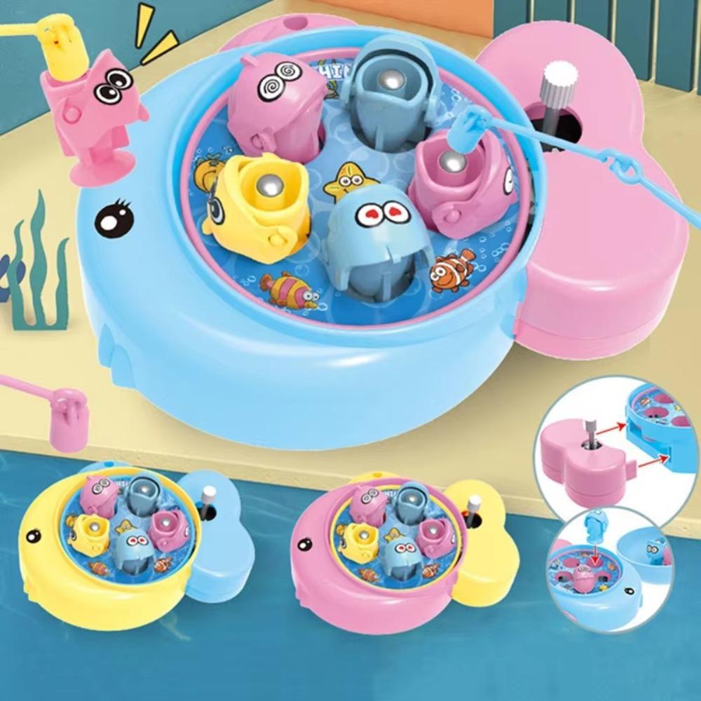 Магнитная Водная Игрушка Заводная Цепочка Игрушки Удочка Интерактивные Игрушки для Рыбалки Родитель-ребенок