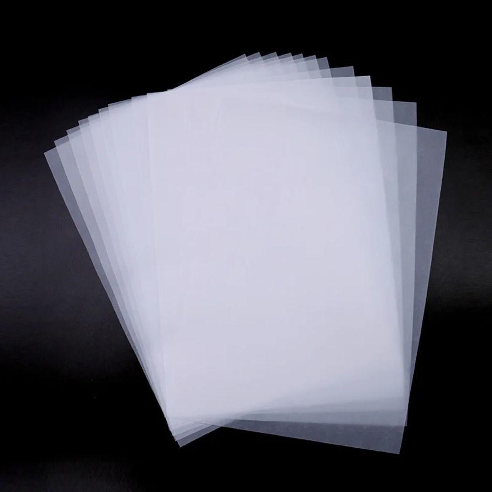 100Pcs Drawing Sheet A4 Tracing Paper Calligraphy Writing For Student Sketching Paper Office Art Supplies White Translucent