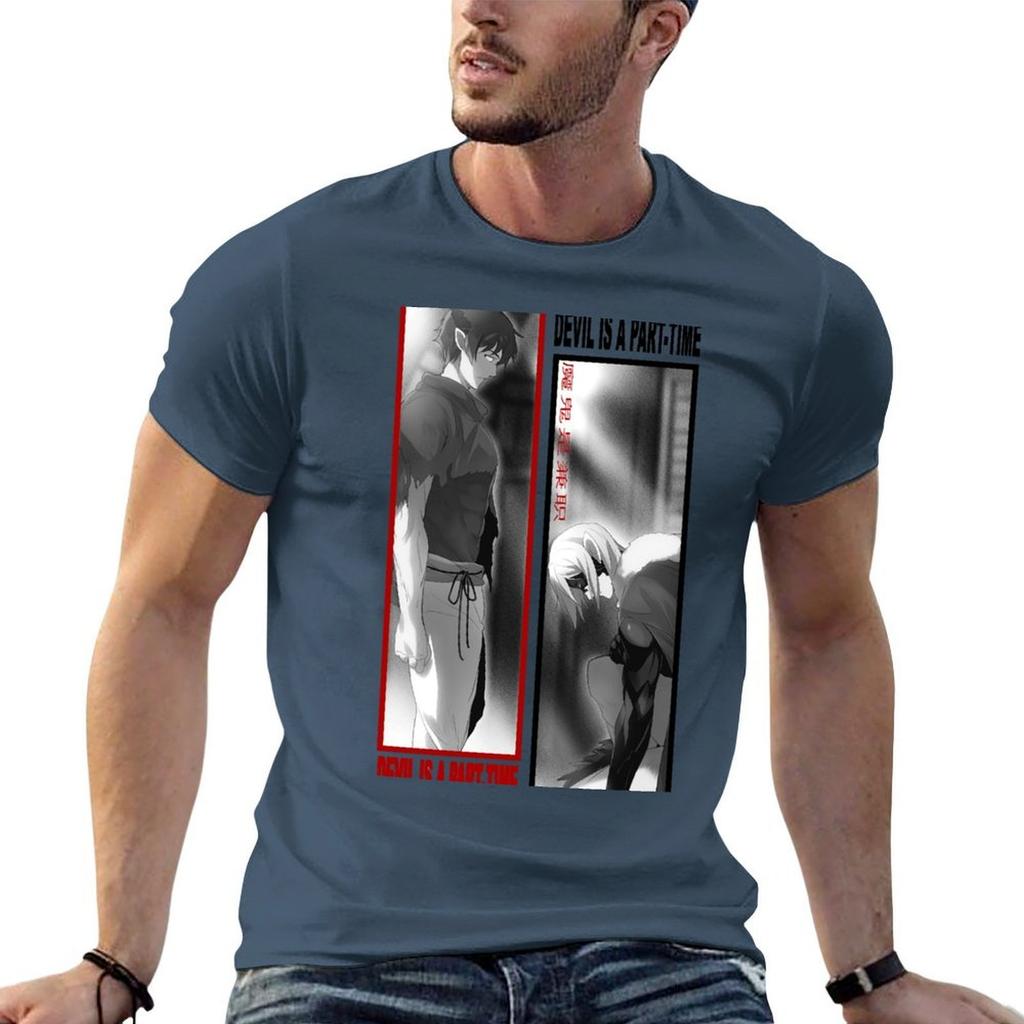 Shirou Ashiya Devil Is A Part Time Tshirt Simple Casual Short Sleeve Tee