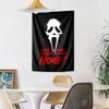 Scream Wall Decor Tapestry Art For Pet Memorial Birthdaywedding Party Backdrop Family Gift