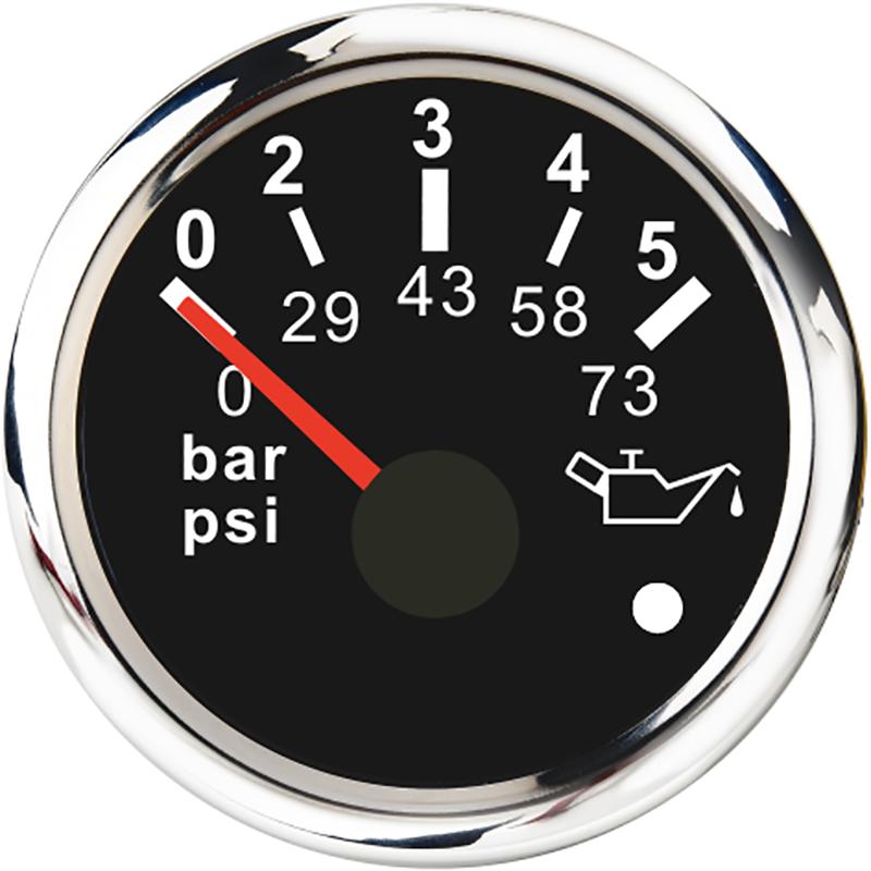 52mm Car Gauges Oil Pressure Meter Gauge Water Level Fuel Temperature 12V 24V Voltmeter For Car Marine Boat Boost Alarm