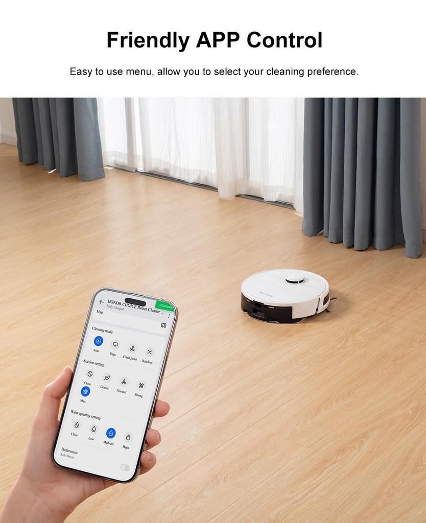 Робот-пылесос Liectroux M70 Pro Lidar с самоочищающимся пылесборником, хранением карт нескольких этажей, мощным всасыванием 6500 Па