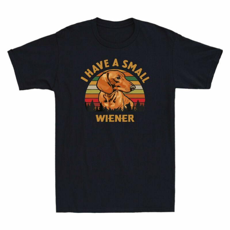 Tshirt I Cotton Dachshund Vintage Unisexs Tee Have A Wiener Funny Small Adult Dog