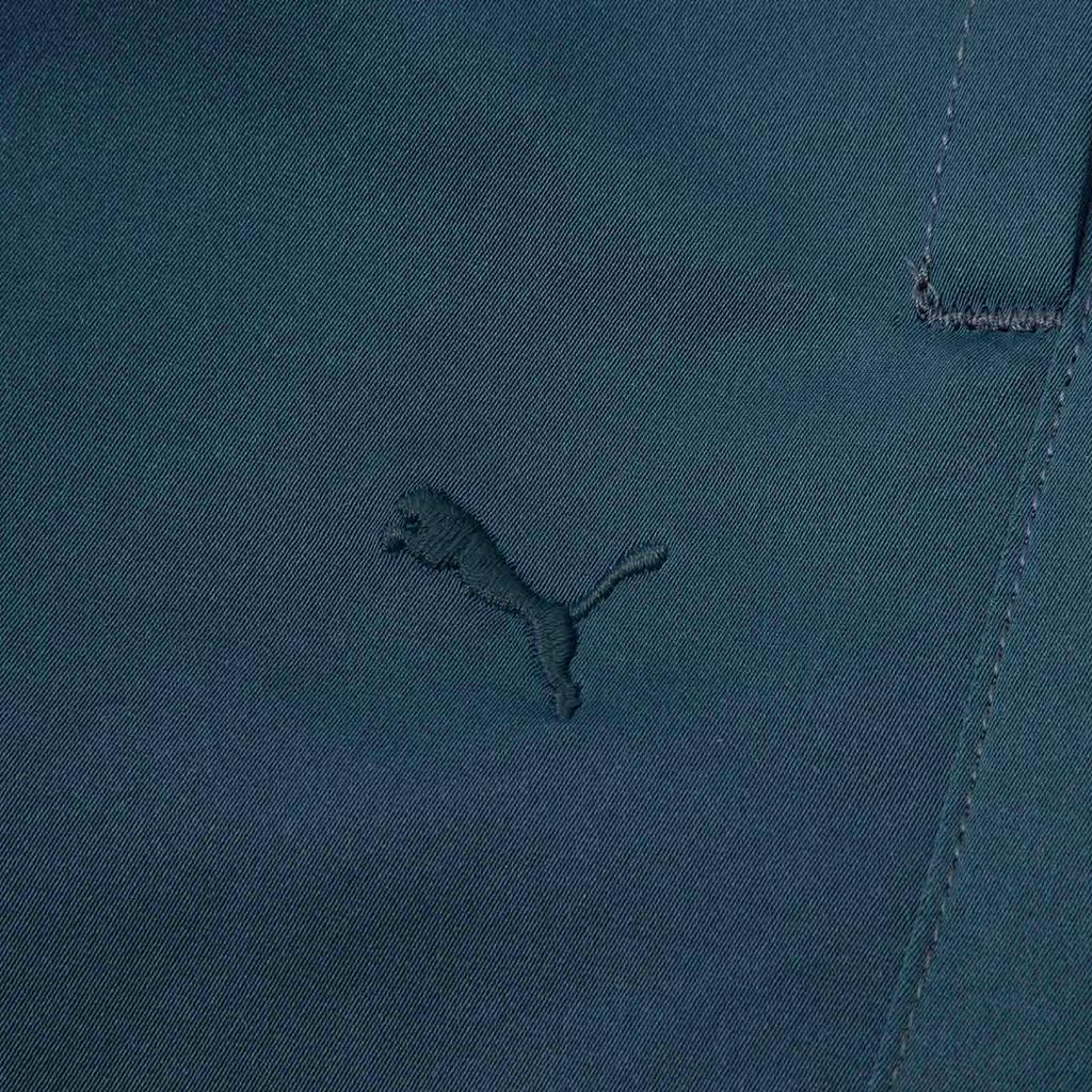 Puma Apres Court Woven Pants Solid Color Elastic Waist Loose Wide Leg Casual Pants Unisex Pants Midnight-Blue 628237-16