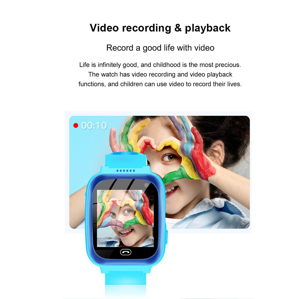 Детские умные часы с камерой, игры, видео/музыкальный плеер, фонарики, калькулятор, будильник, детская игрушка с сенсорным экраном, умные часы