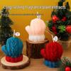 Festive Scented Candle: Christmas Gloves Ornament - Cute Holiday Gift for Healing Atmosphere
