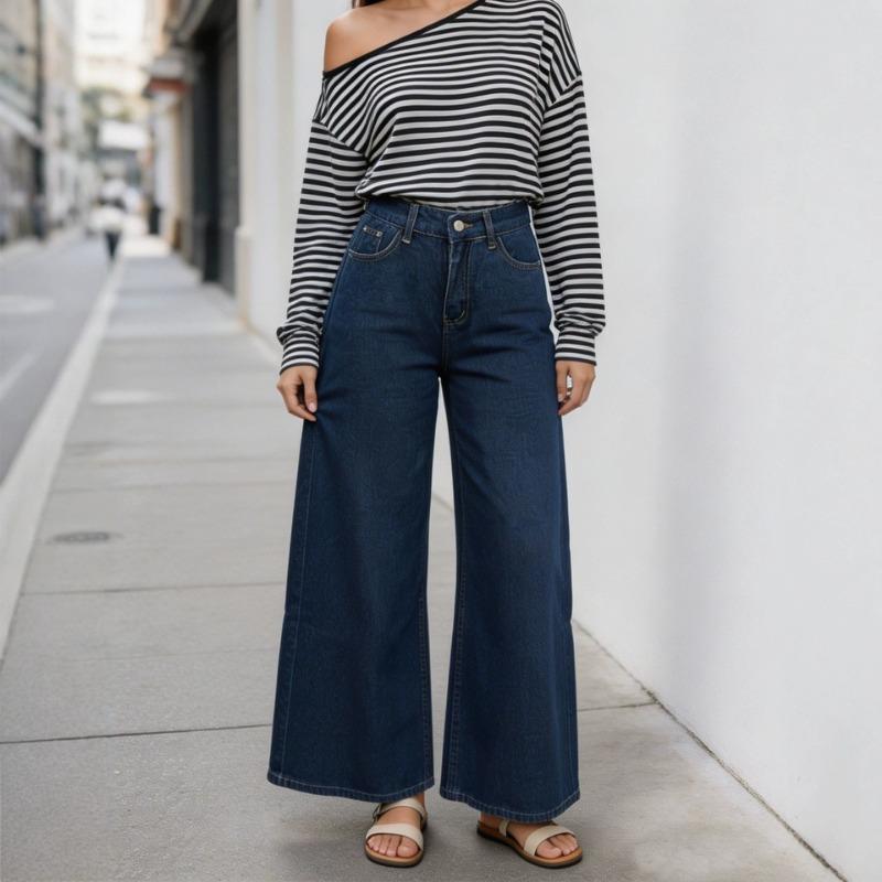 Women S Vintage Casual Straight Leg Slim Fit Jeans