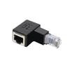 90 Degree Network Cable Connector LAN Extension Adapter for Cat5 Cat6 LAN Ethernet Network Cable