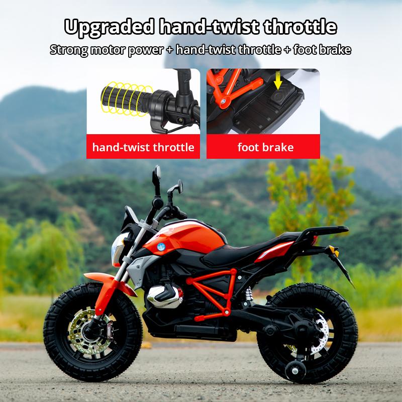 Children Electric Motorcycle Ride On Car Kids Car Power Wheel Toy Car with Early Childhood Education