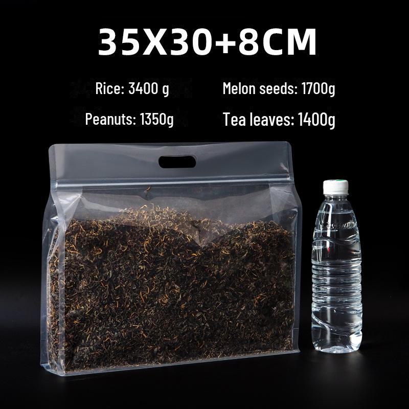 Прозрачные утолщенные пакеты с застежкой Ziplock для упаковки продуктов питания, орехов, сухофруктов и новогодних товаров