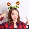 Halloween Headbands, Pumpkins, 5 Pieces