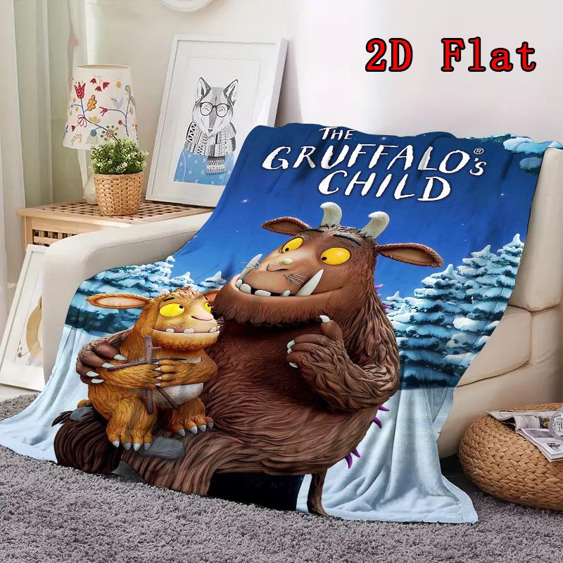 The Gruffalo 2D Flat Pattern Flannel Blanket High quality All Seasons Warmth and Comfort Perfect for Christmas Gifts.MMT0918090