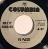 7-дюймовая пластинка МАРТИ РОББИНС - Эль Пасо / Белый спортивный пиджак (И A 133013 Columbia US Folk Used