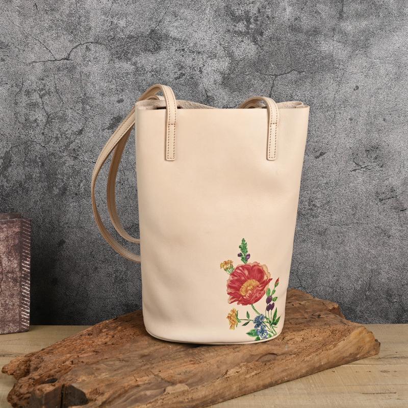 Женская сумка из натуральной коровьей кожи в стиле ретро, ​​сумки на плечо большой емкости из натуральной кожи для отдыха