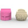 Silicone Vase Molds Flower Jar Mold Fish Shape Unique Flowerpot Molds Succulent Vase Moulds for Hand-Making Craft