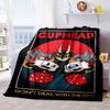 Cuphead's Devil Deal Soft Comfortable All Seasons blanket Sofa Office Naps blanket Outdoor Travel throw Perfect Gift