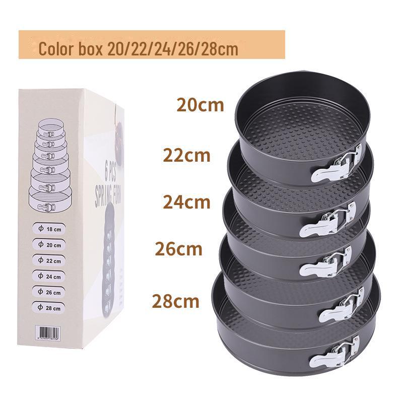 Форма для торта «Трансграничный»: Круглая/квадратная, антипригарная, устойчивая к высоким температурам, легкоочищаемая, съемное дно, надежная застежка