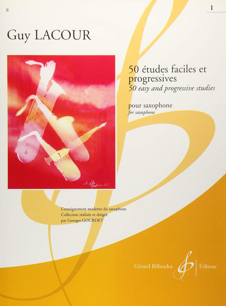 Wittner 50 Easy and Progressive Etudes Volume 1 Instruction Beyond Publishing LaCour (Saxophone Book)