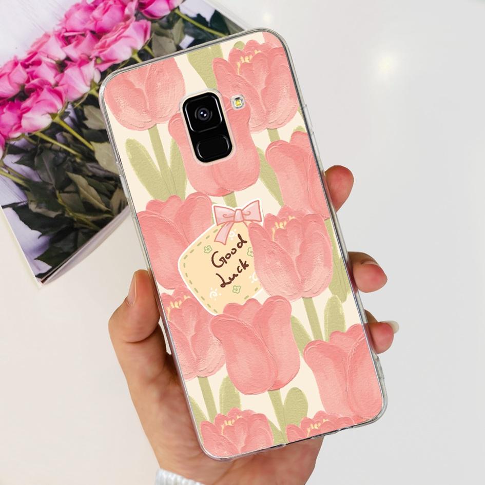 Чехол для Samsung Galaxy A8 Plus 2018 SM-A730F Чехол Милый Мультяшный Силиконовый Мягкий ТПУ Чехол для Телефона Для Samsung A8 2018 SM-A530F Coque