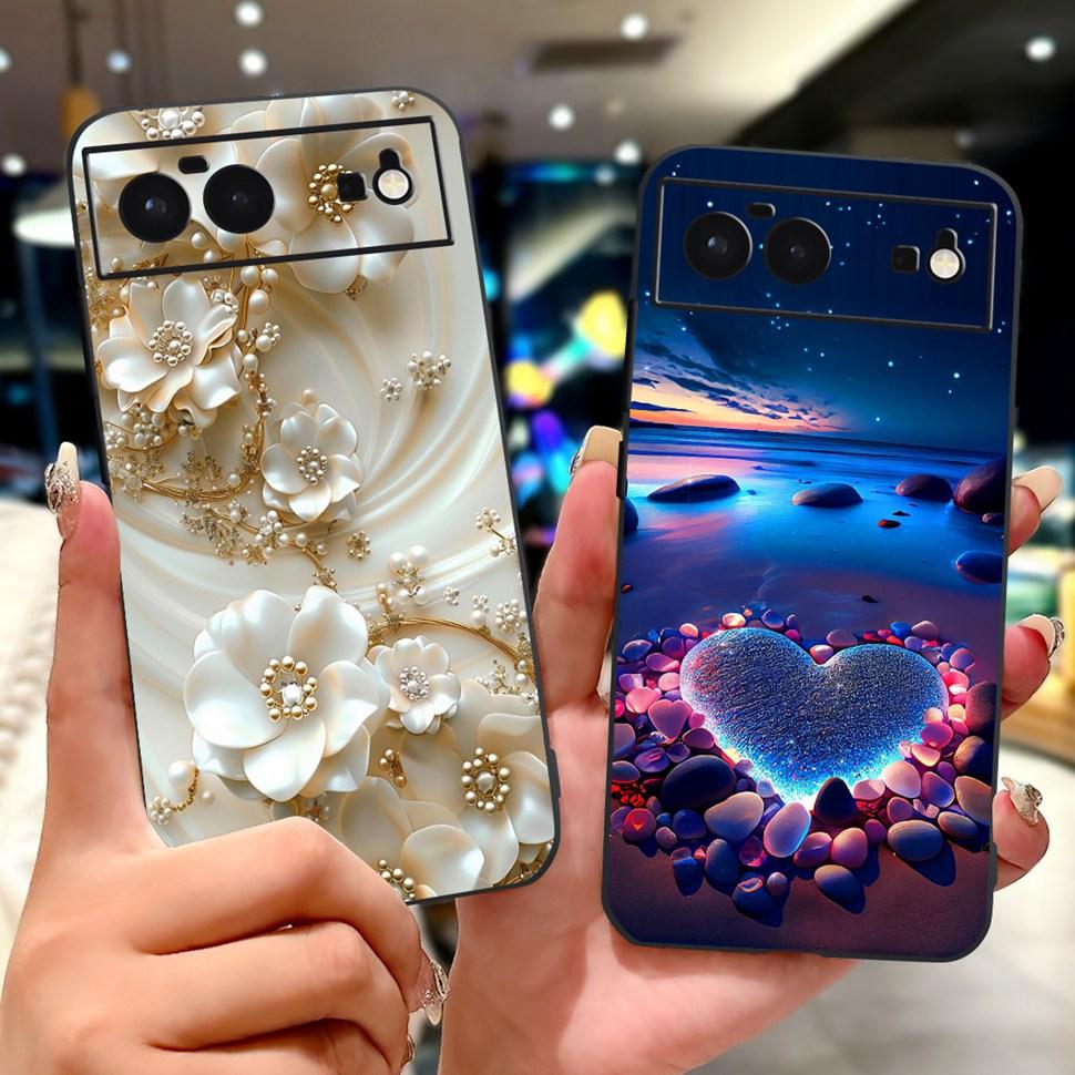 For Google Pixel 6 Case Cute Animals Soft Silicone Phone Cases For Google Pixel 6 Pixel6 Coque Ultra-thin TPU Back Cover Housing