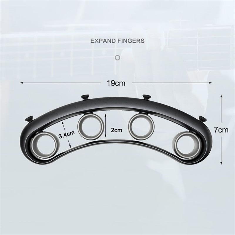 1 шт. Инструмент для расширения пальцев Расширитель для гитары Музыкальный Тренажер для силы пальцев Пианино Практика на растяжку Пластиковый Акустический Расширитель