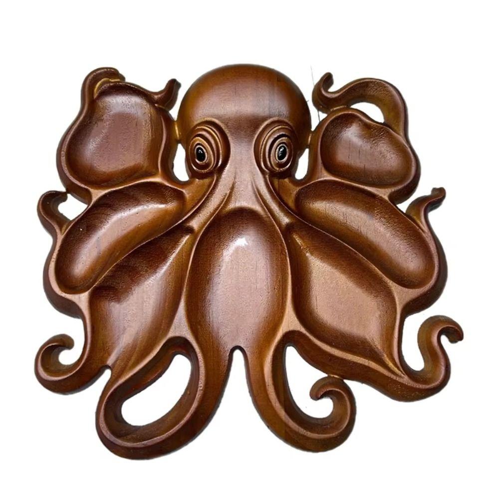 Wooden Octopus Food Platter Unique Octopus Charcuterie Boards Octopus Serving Tray  Party Food
