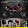 PowerZone Индивидуальные Командные Графические Фоны Наклейки Комплект Для KTM SX SXF MX 2019-2022 EXC XCW Enduro 20-23 125 до 500cc 136