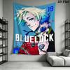 BlueLock Wall Tapestry Aesthetic Wall Hanging Printed Fabric Blanket Decorative Tapestries for Bedroom Living Room Home Decor