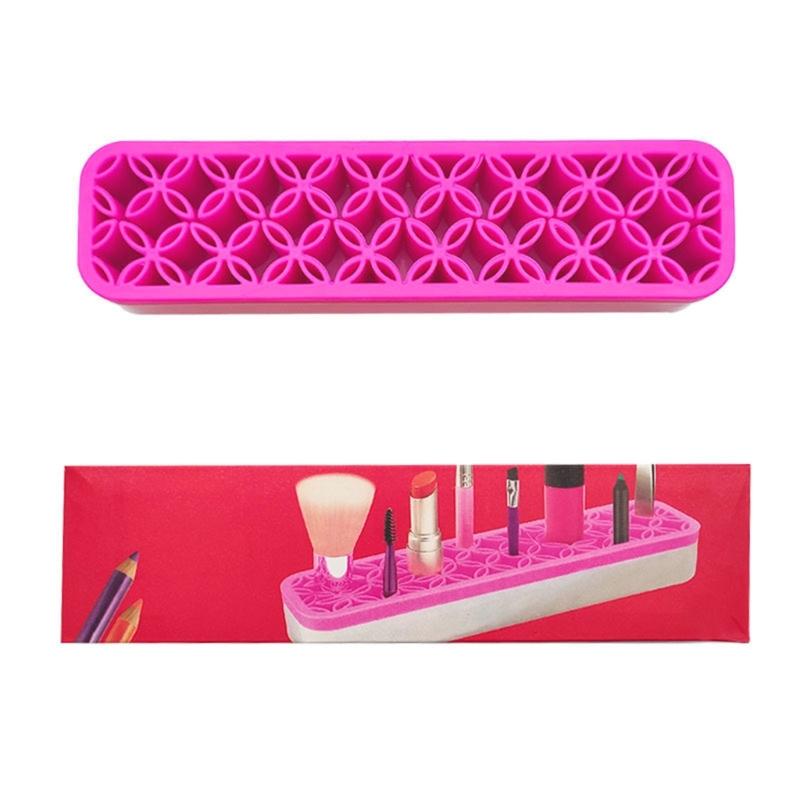 Versatile Silicone Holder for Makeup Brushes Sewing Items and Art Supplies Easy to Use Carfting Tools Storage Case