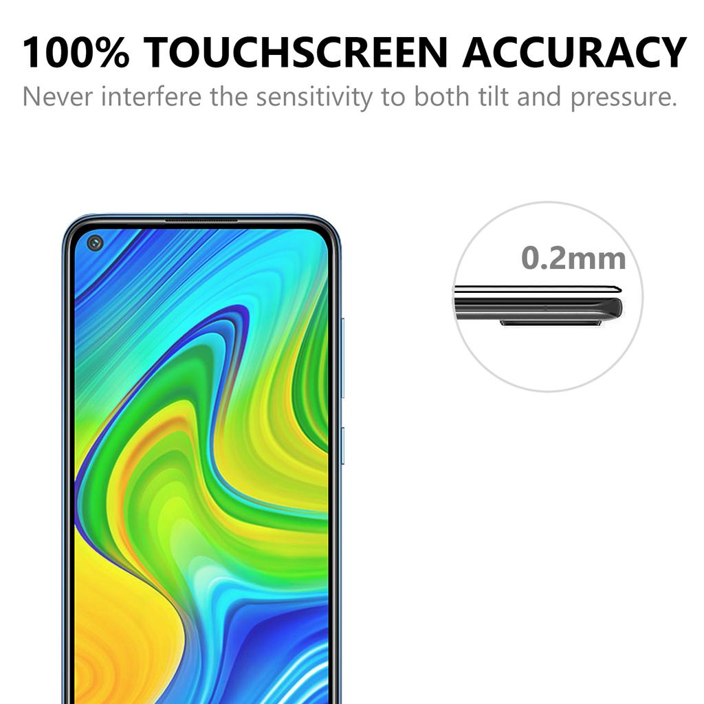 Защитная пленка для экрана из закаленного стекла на весь экран (Полный клей) для Xiaomi Redmi Note 9 5G