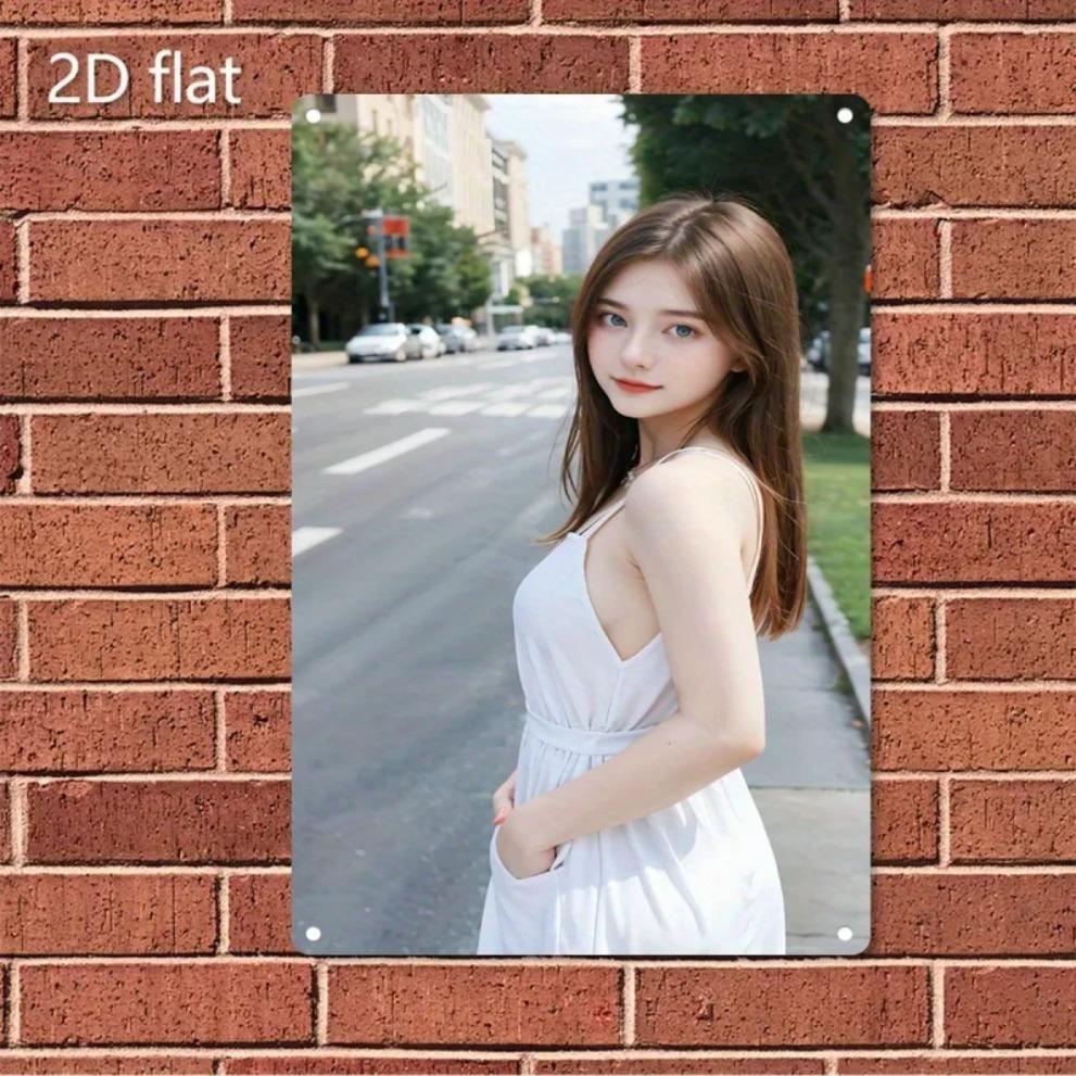 Металлическая фоторамка Настенное искусство, Элегантная железная табличка для кафе, домашнего декора, Минималистичный рождественский подарок