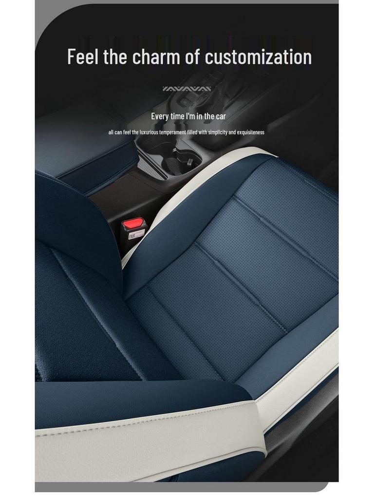 Custom Fit Leather Seat Cushions for 23 Honda CRV Models - Five-Seater, All-Season, Full Coverage.